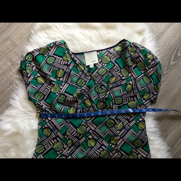 Anthropologie odille woman’s geometric blouse - Picture 5 of 7